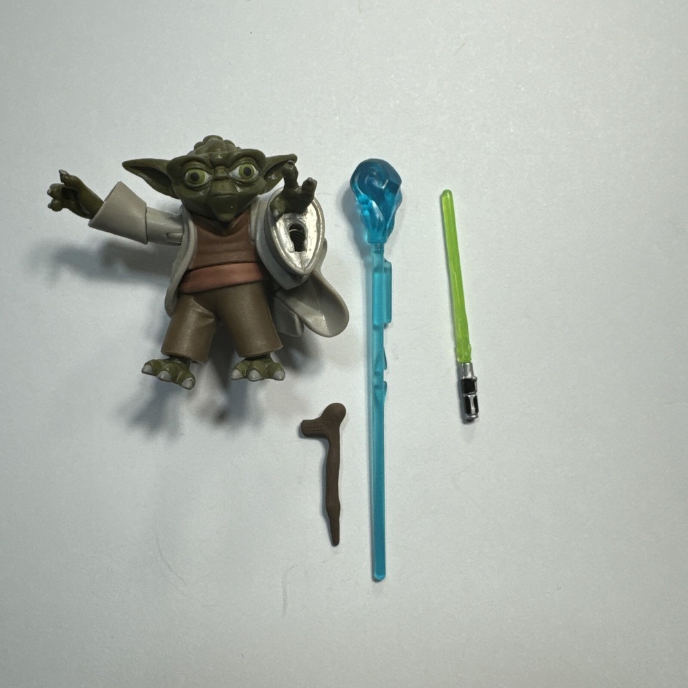 YODA Star Wars The Clone Wars 3.75" inch Action Figure #3 Loose